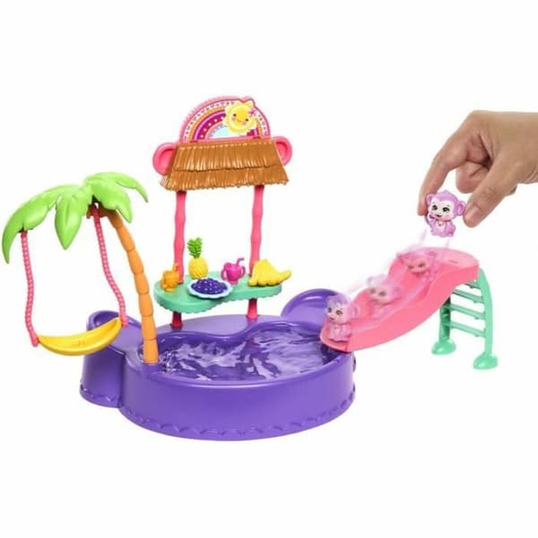 Nukkesetti Enchantimals PISCINE DES SINGES