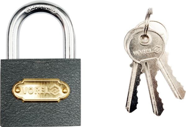 Vorel Cast iron padlock 32mm 3 keys 77061
