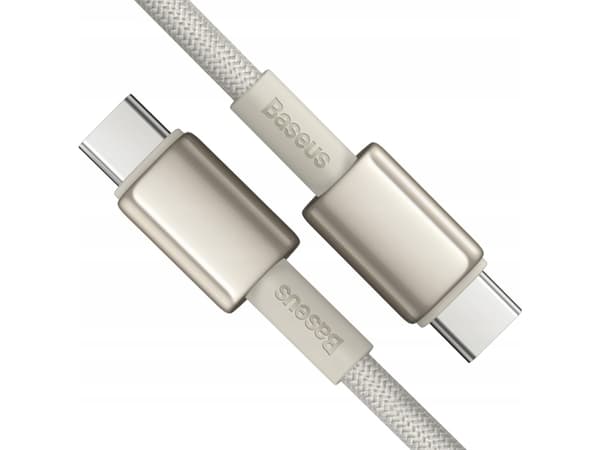 USB-C to USB-C Baseus Tungsten Gold cable, 100W, 2m (gold)
