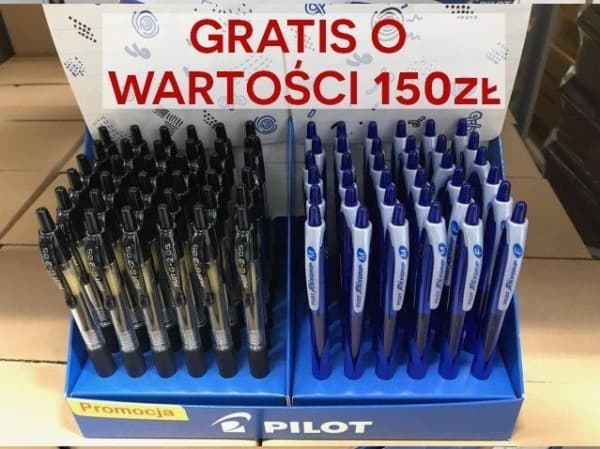 Pilot PILOT G2 svart kulspetspenna + Rexgrip blå utan kostnad