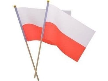 Stoffflagg på pinne (2 stk)