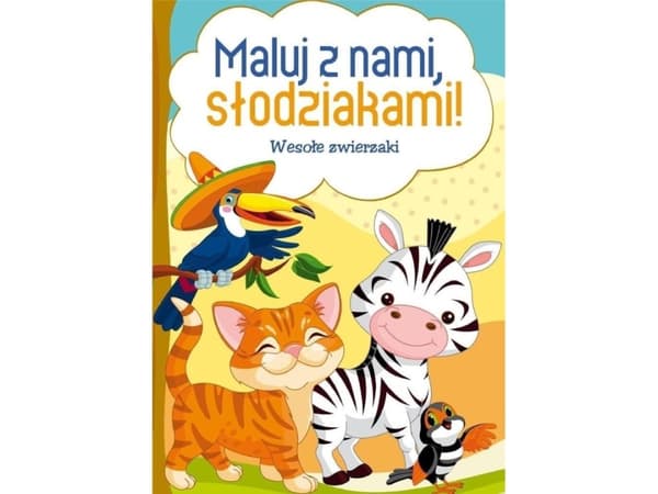 Maalaa kanssamme, söpöläiset! Iloisia eläimiä!