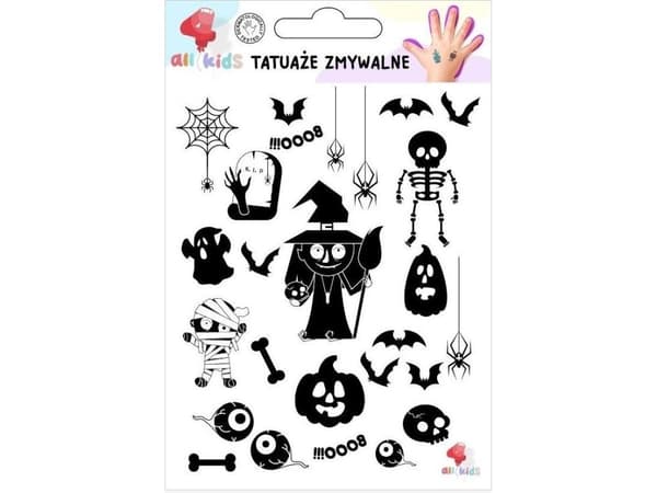 Pestävät tatuoinnit lapsille Halloween 2