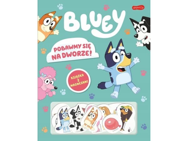 HarperCollins BLUey låt oss leka utomhus Bok med magnet.87005