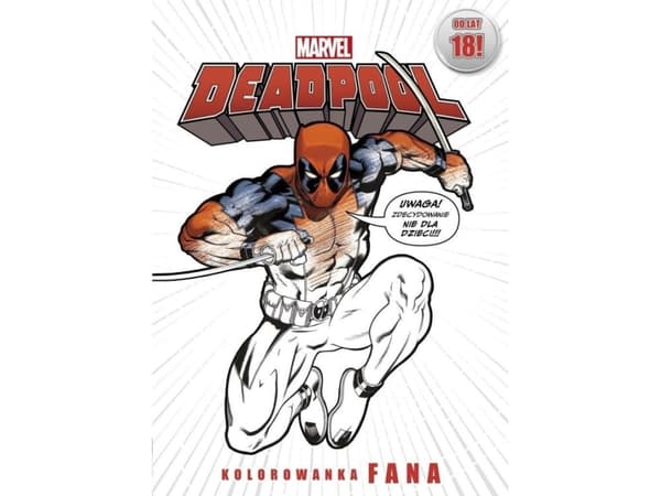 Fan målarbok - Marvel Deadpool