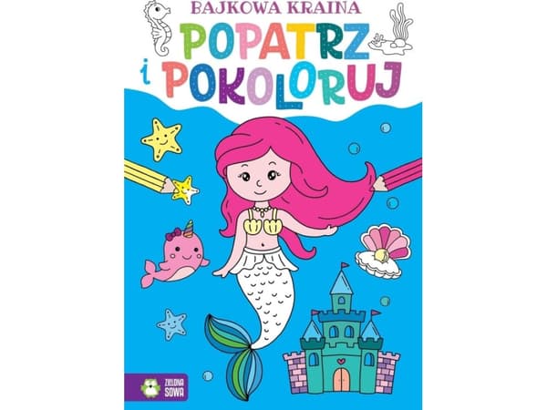 Zielona Sowa Titta och färga Fairytale Land 96449