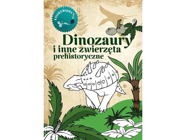Målarbok: Dinosaurier