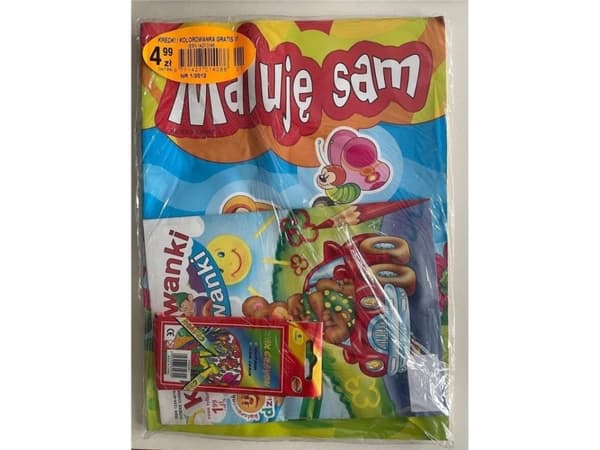 Jag målar mig själv + målarbok + kritor