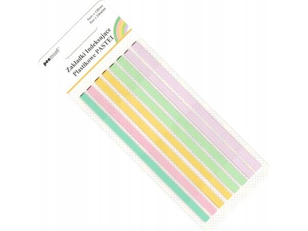 Polsirhurt Indekseringsfliker ZI-53 plast Pastell 8x20 5mmx135mm k720 p24