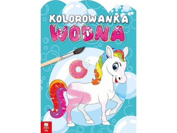 Books And Fun Vattenmålningsbok Ponnyer Books and Fun