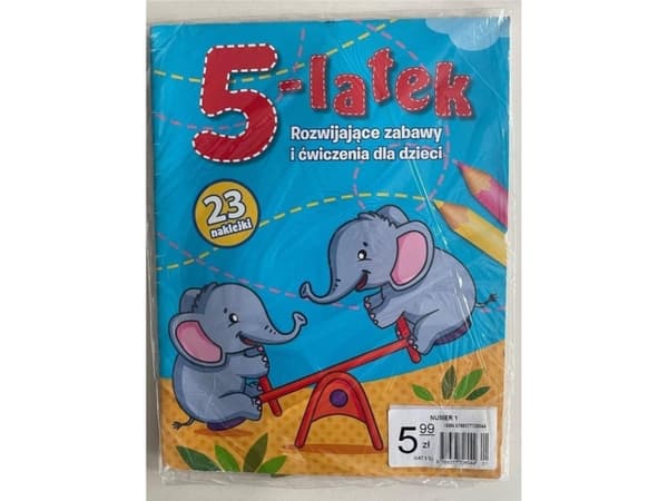Förpackningar med 5-åringar + målarbok MIX