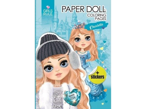 Pappersdocka Charlotte