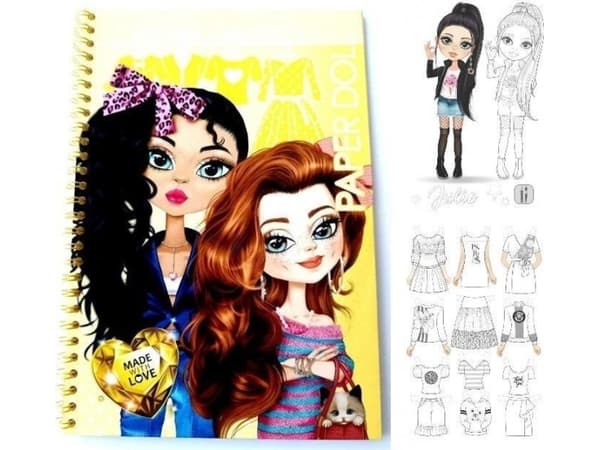 Utskjæring Coloring Dolls - Yellow FRESH
