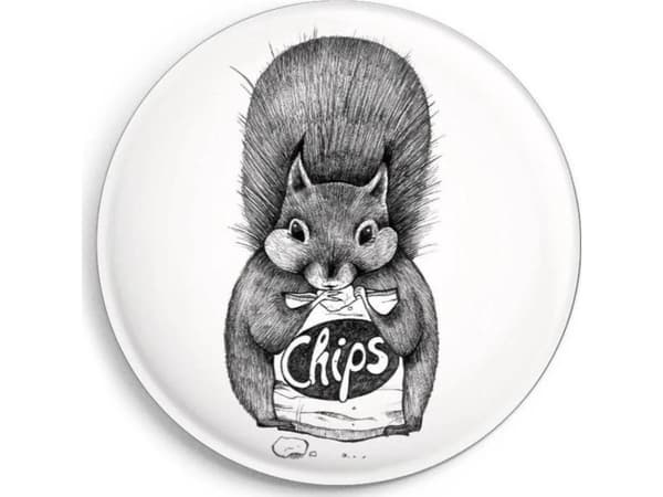 Magnet Ekorn med sjetonger