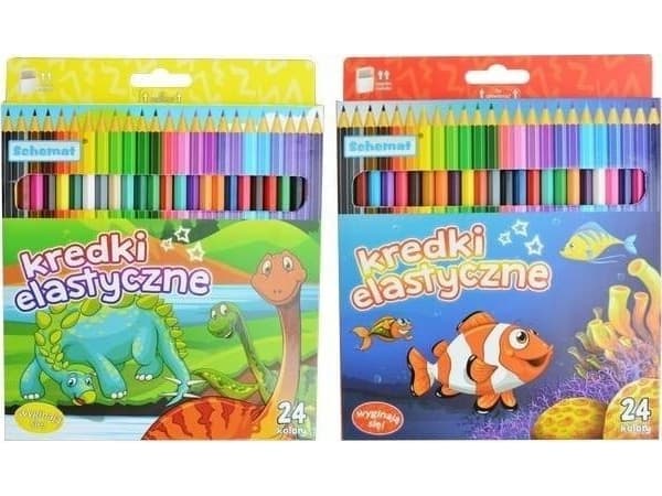 Joustavat lyijykynät 24 väriä MIX