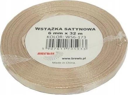 Almond satinband 6mm x 32m