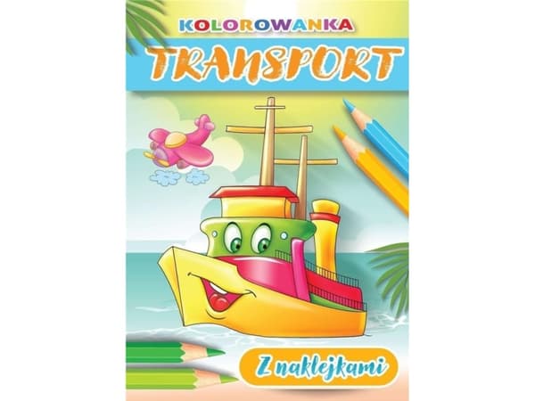 Målarbok - Transport