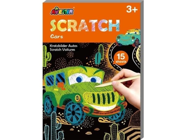 Mini Scratch Art - Biler