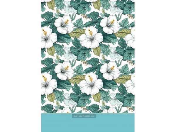Notatbok 145x197/48K rutenettblomster FRISKE