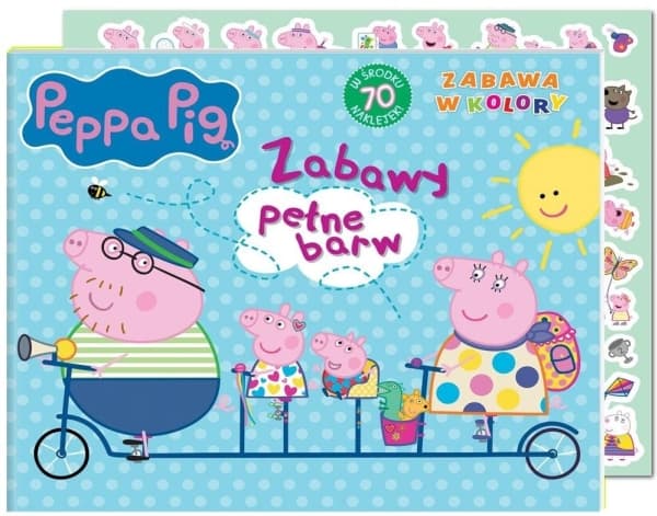 Peppa gris. Moro med farger del 9