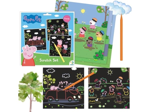 The Dodo PEPPA PIG ARTISTIC SCRATCH PAINTING FOR THE YOUNGEST