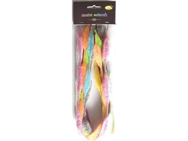 Chenille nåler farget pastell 50cm 10stk