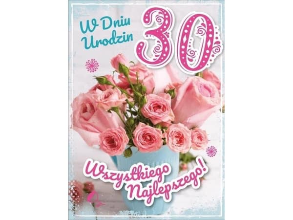 Födelsedagskort 30
