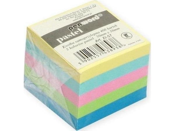 Kontor pastellfärgad kub 50x50mm 400K