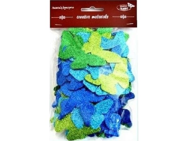 Glitter perhosia 52kpl