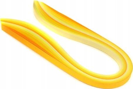 CreativeHobby Quilling-nauhat 5 mm 100 kpl kelta-oranssi