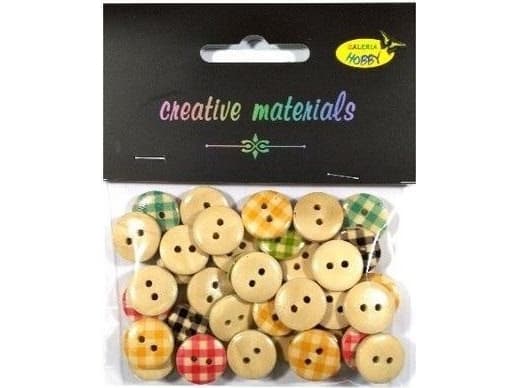 Napit painatus check15mm 15g