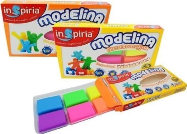 Fluo modellera 6 färger