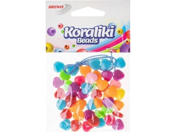 Hjärta som trär pärlor