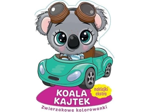 Färgläggningsböcker för djur - Koala Kajtek
