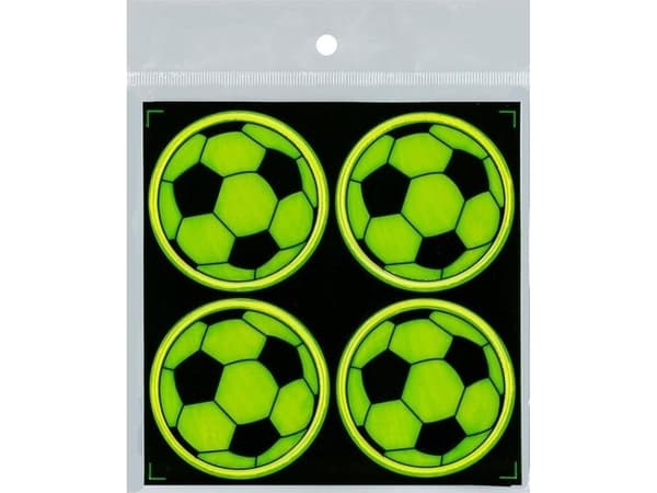 Reflekterande klistermärke set Bollar 4st