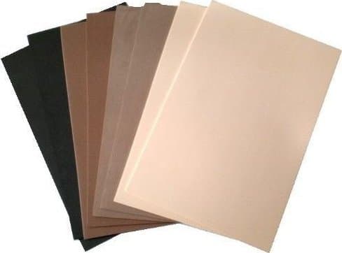 Brunt skum 20x30cm 8 ark