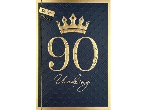 B6 Födelsedagskort 90