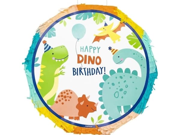 Piniata do rozciagania Happy Dinosaur 34,9x35,2cm