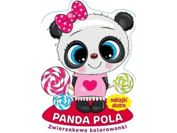 Färgläggningsböcker för djur - Panda Pola