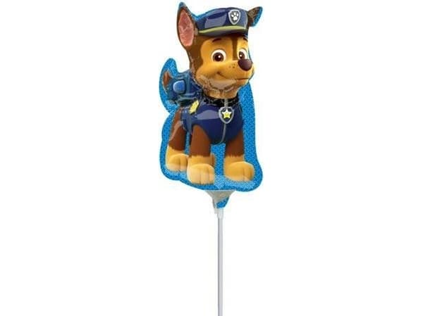 AMSCAN Folieballong til Paw Patrol stick - 37 cm - 1 stk, universal