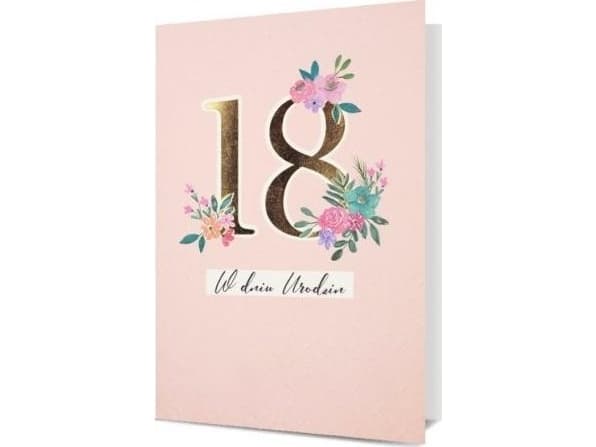 B6 Födelsedagskort 18