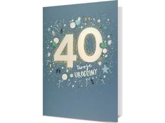 Kort B6 Bursdag 40