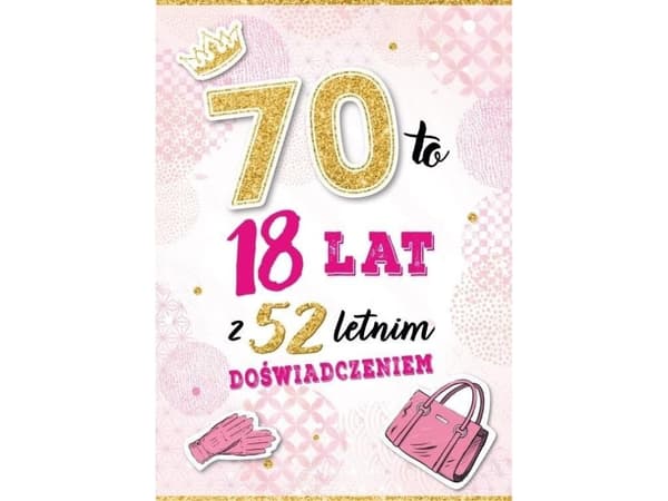 Födelsedagskort 70