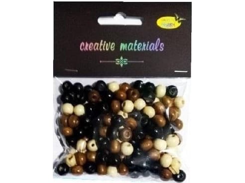 Puuhelmet naturlig mix noin 26g noin150kpl