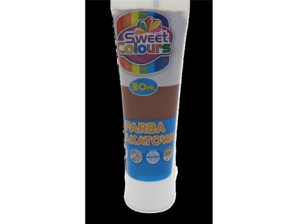 Plakatmaling i tube, brun, 30ml
