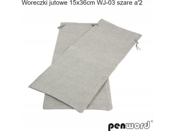 Polsirhurt Jute vesker 15x36cm grå WJ-03 p2
