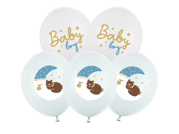 PartyDeco SB14P-338-000-6, Lekeballong, Flerfarget, Bilde, Bursdag, Universell, Rund