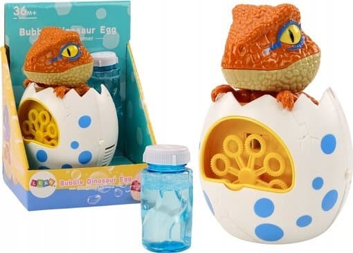 LeanToys Såpeboblemaskin Dinosaur I Flytende Egg