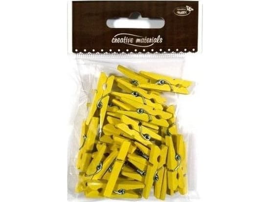 Treklips gul 30mm 25stk