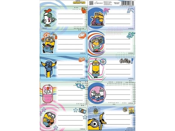 Klistremerker for bærbare Minions
